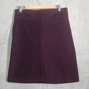 Gap Purple Classic Corduroy Pencil Skirt